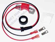 Hot-Spark electronic ignition conversion kit replaces points in 6-cylinder Ford, Fomoco, Autolite, Motorcraft distributors