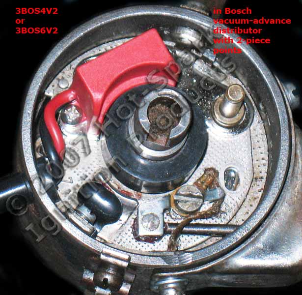 BOSCH Ignition Distributor Contact Breaker Fits DAIHATSU 0.5-4.0L 1972-1993